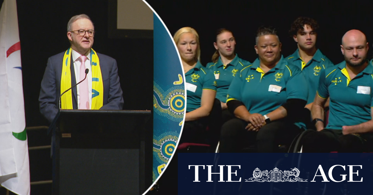 Australia's Paralympic team officially launched