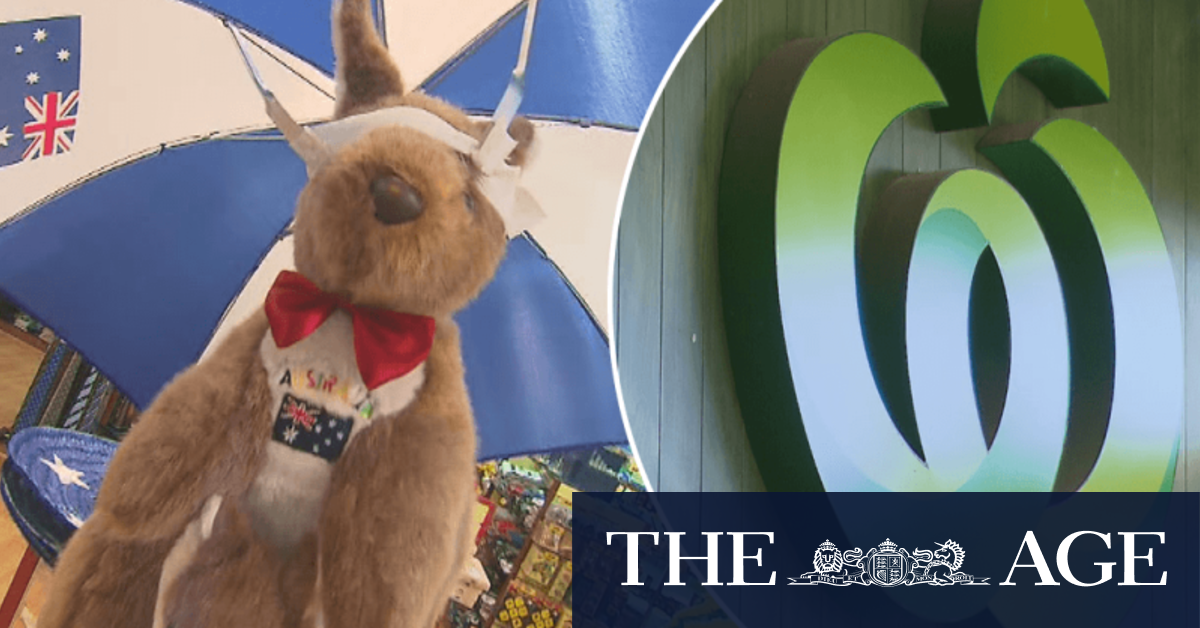 Australian flags return to shelves in Woolworths stores for Olympic Games