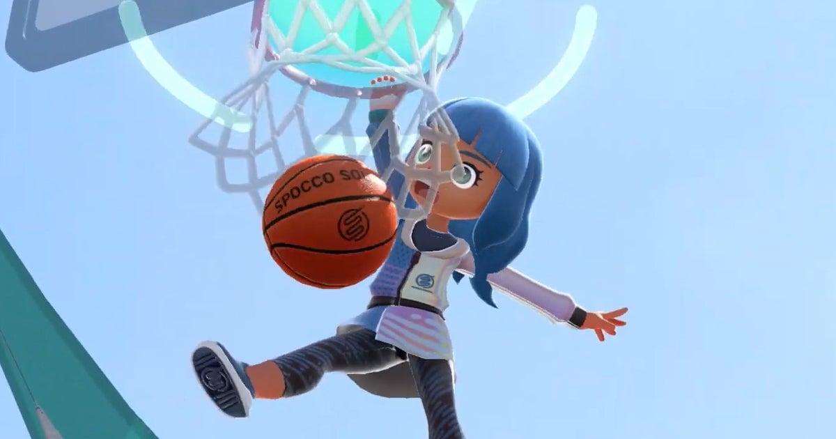 Basketball on Nintendo Switch Sports is lovely mean-spirited fun