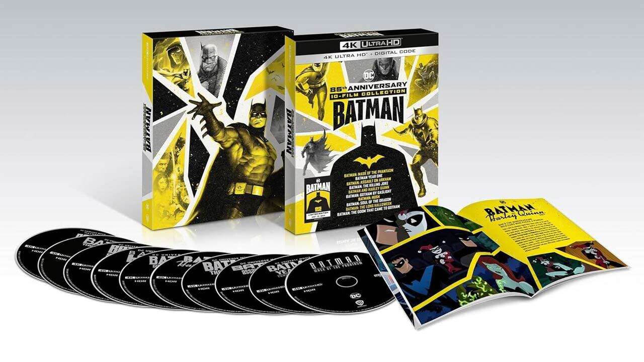 Batman 85th Anniversary Collection Preorders Are Live, Includes 10 Animated Movies On 4K Blu-Ray