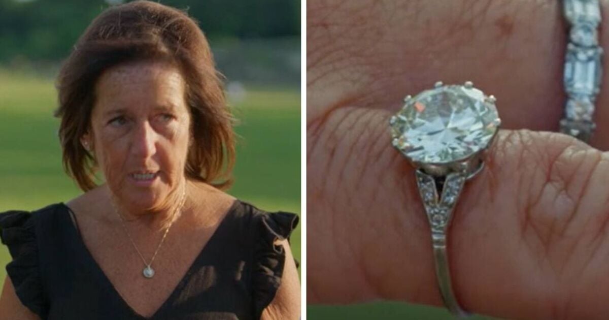 BBC Antiques Roadshow guests left speechless at five-figure diamond ring found in a sock
