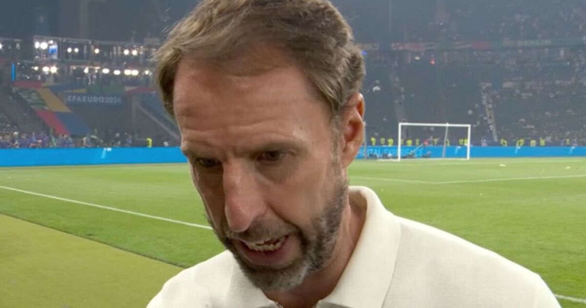 BBC cut off Gareth Southgate mid-interview after England lose to Spain