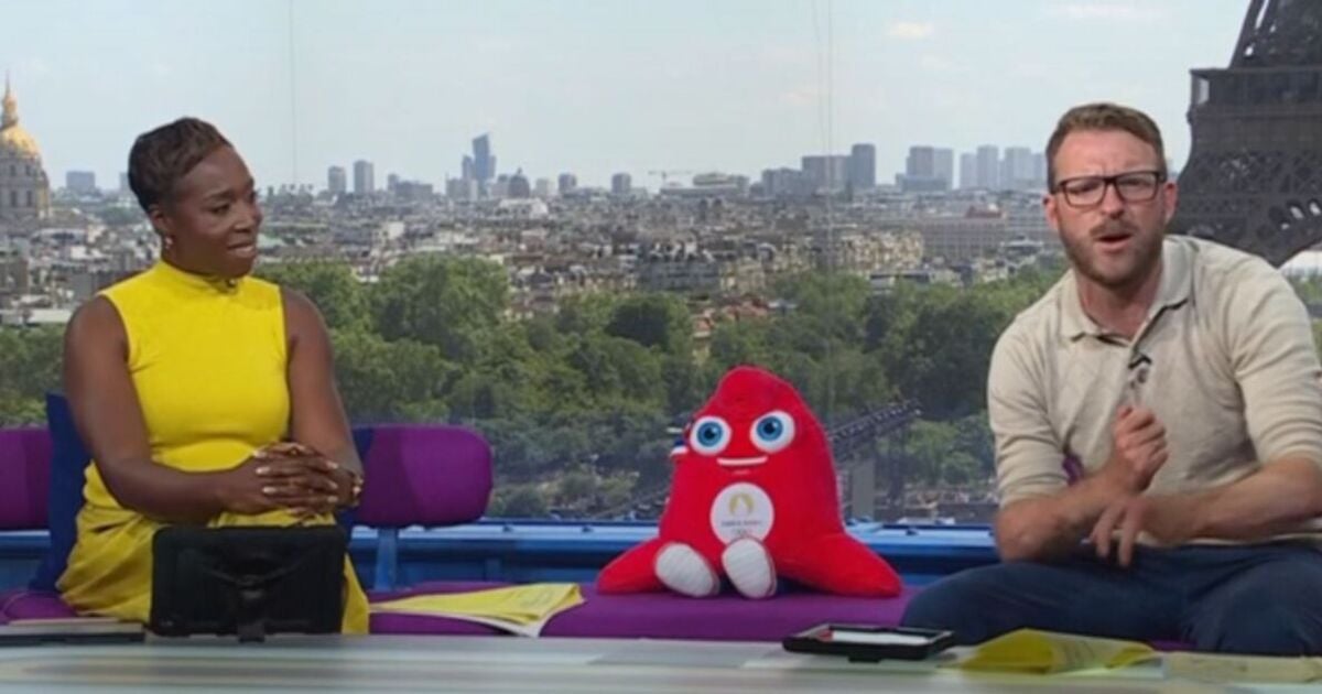 BBC Olympics presenter JJ Chalmers suffers awkward blunder live on air