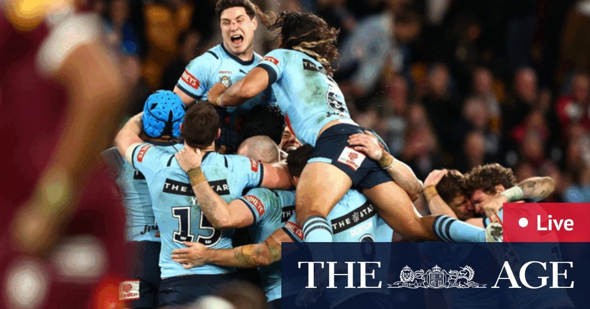 Brisbane news live: Blues win Origin at Suncorp; Young footy fan misses game after Ticketek hack; CFMEU boss lashes Labor