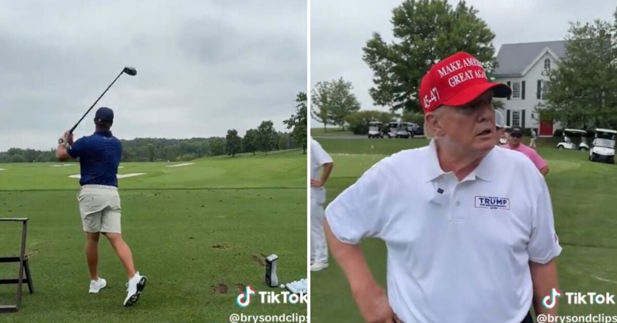 Bryson DeChambeau grilled by Donald Trump on the driver as range footage emerges
