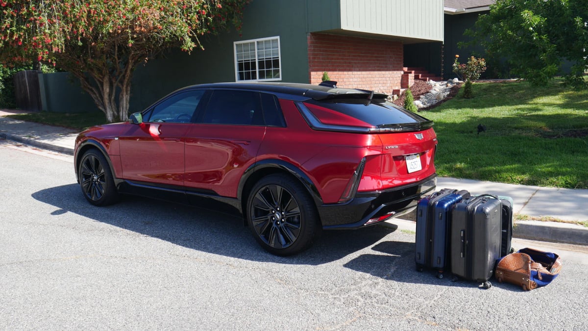 Cadillac Lyriq Luggage Test: How much fits in the trunk?