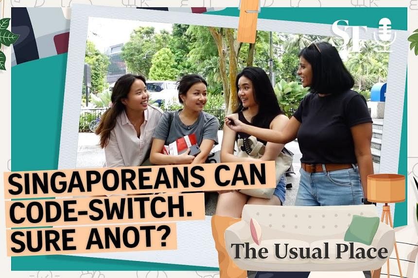 Can Singaporeans code-switch between English and Singlish?