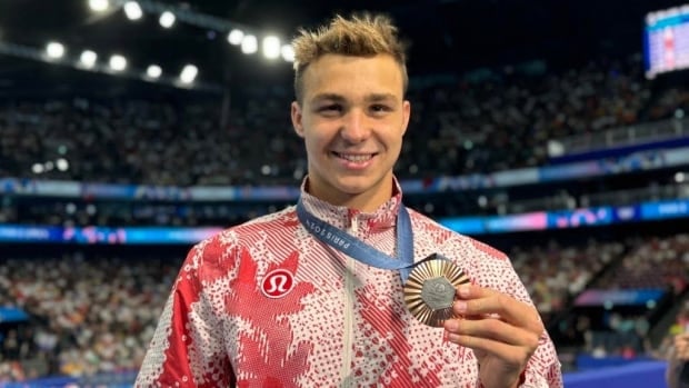 Canadian swimmer Ilya Kharun earns bronze in men's 200m butterfly