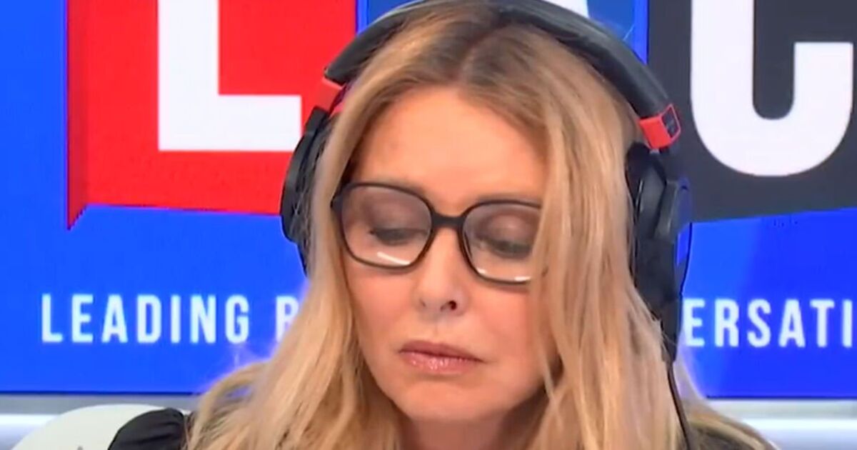 Carol Vorderman speechless as LBC caller blasts Labour throwing pensioners under the bus