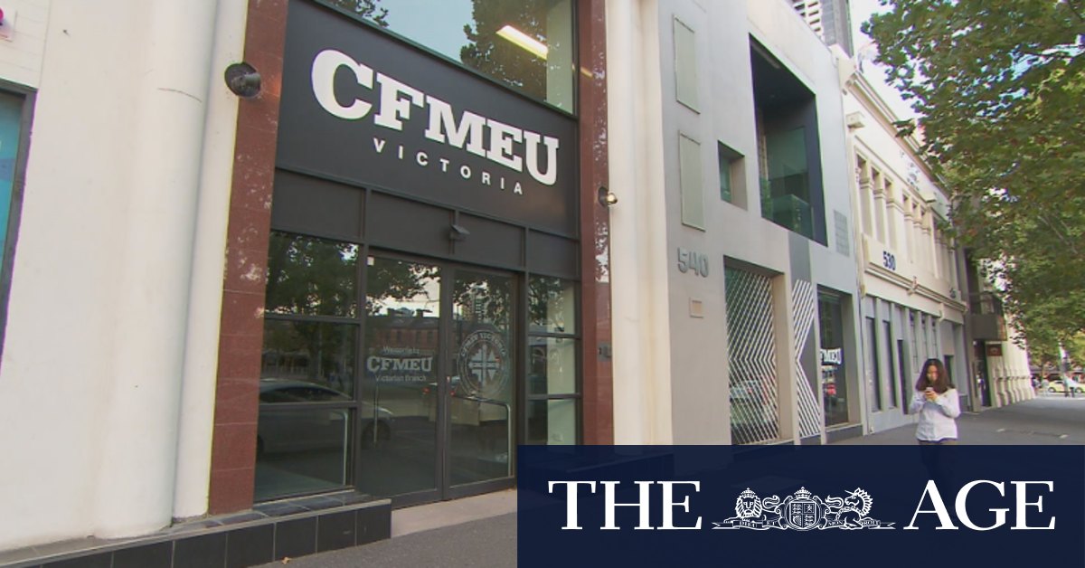 CFMEU Victorian branch to be placed into administration