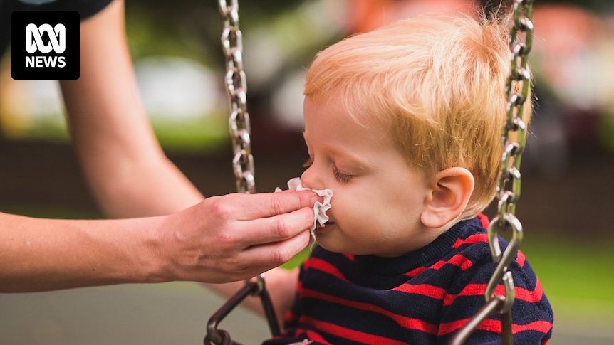 Children attending childcare can get sick several times a year. Here's why that happens