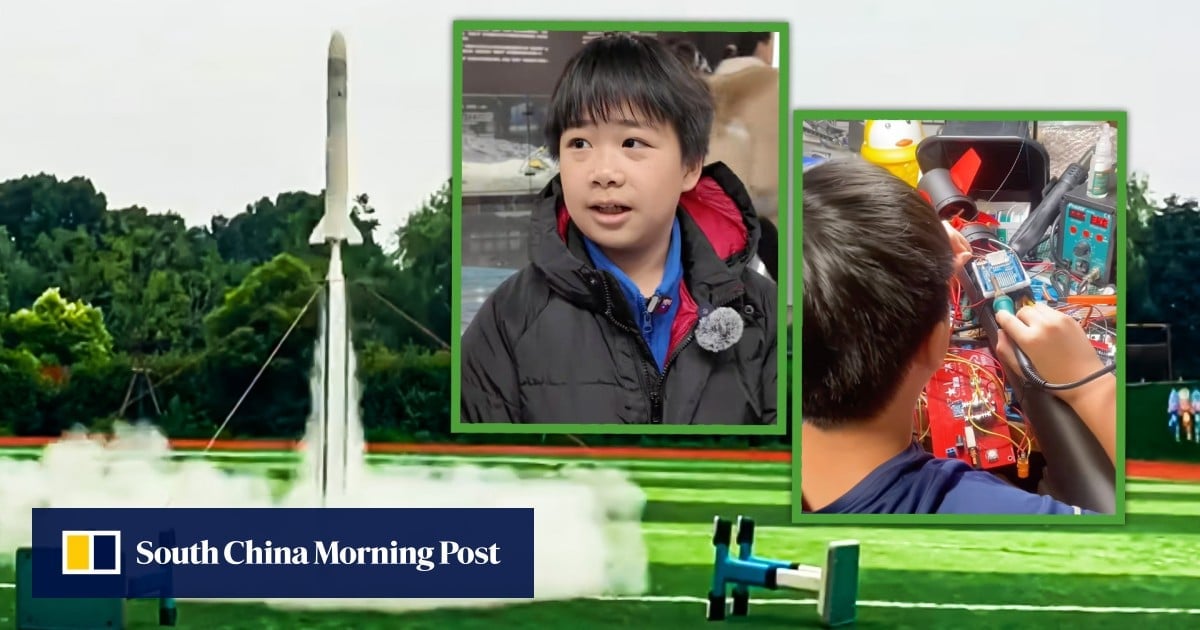 China boy, 11, writes 600 lines of code to build rocket after mastering physics, chemistry