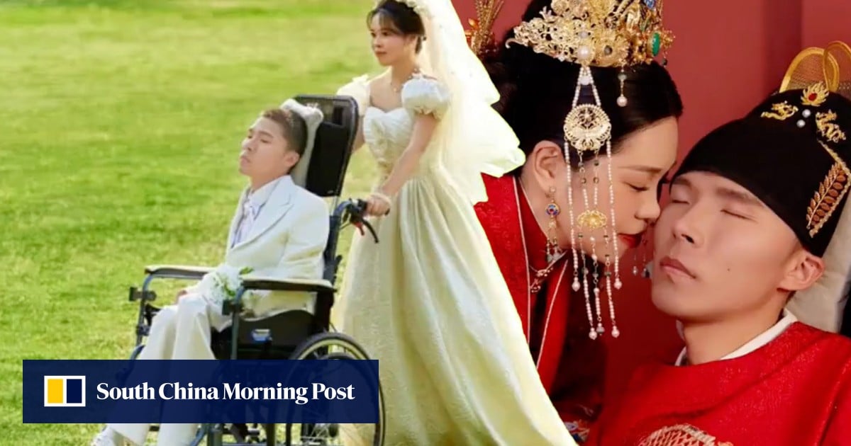 China woman, 33, marries severely disabled man, 30, after meeting online, baby on the way