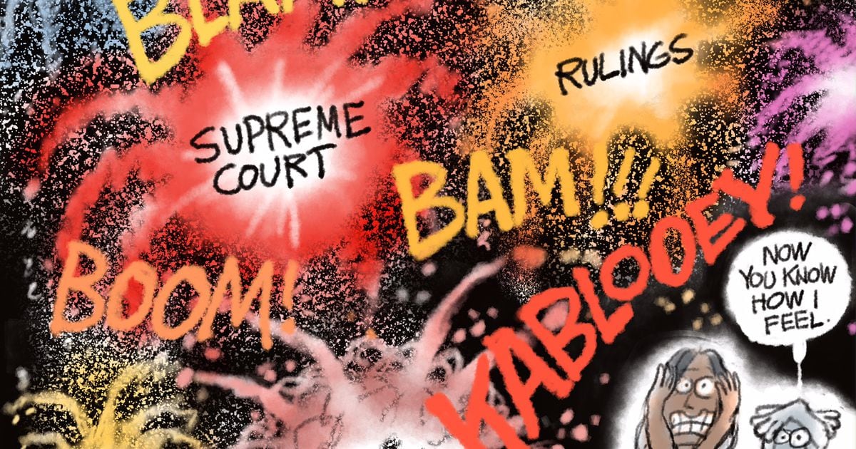 Bagley Cartoon: Supreme Fireworks