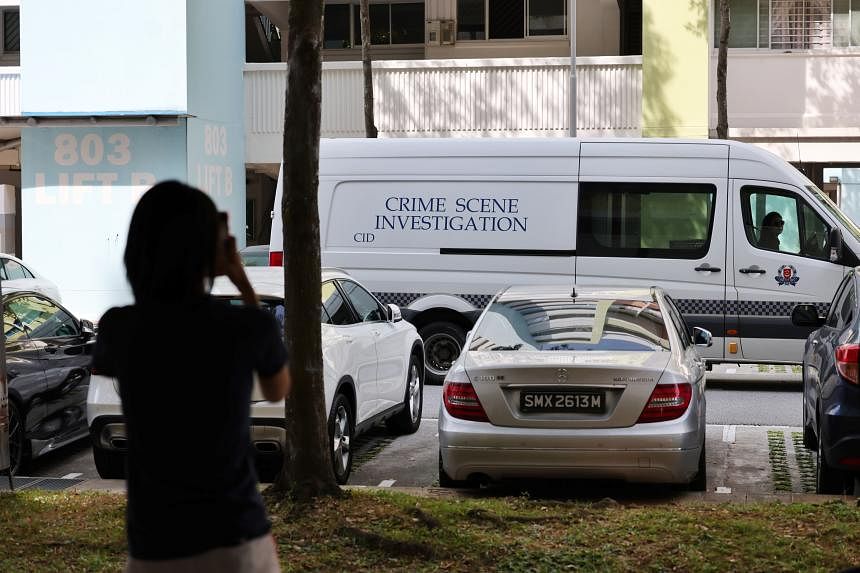 Death reported at Yishun HDB block, large police presence at the scene 
