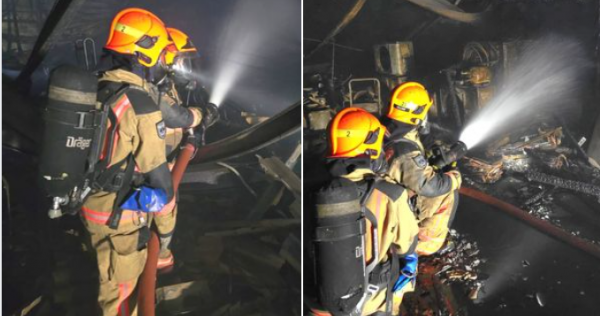 Early morning fire at Seletar West Farmway warehouse extinguished by SCDF