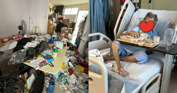 Elderly man in Chin Swee falls and gets trapped amid clutter at home, friend hooks key out to get to him