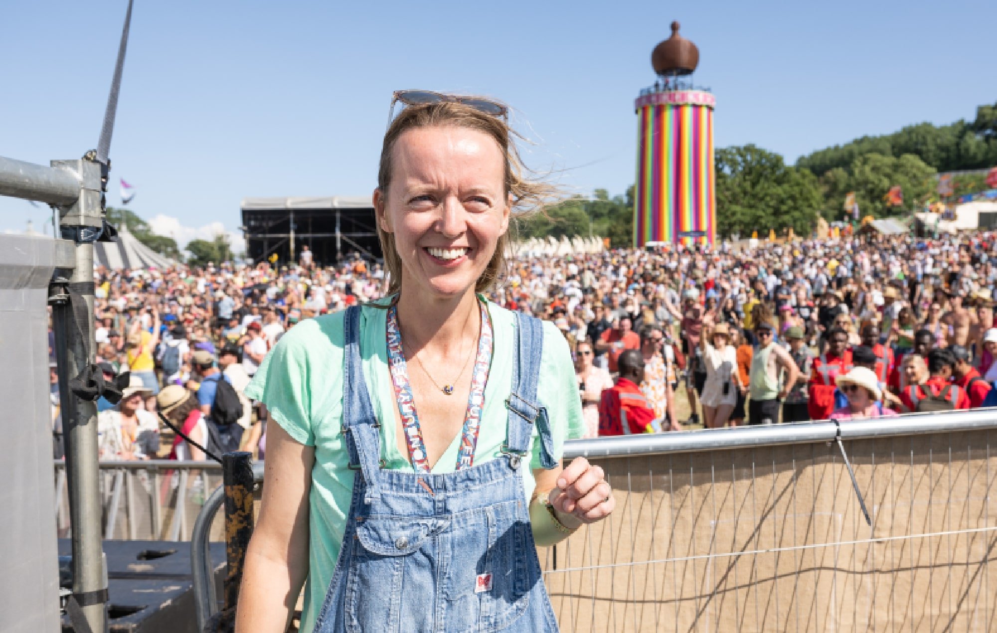 Emily Eavis reports Glastonbury attendees have taken 99 per cent of tents home with them
