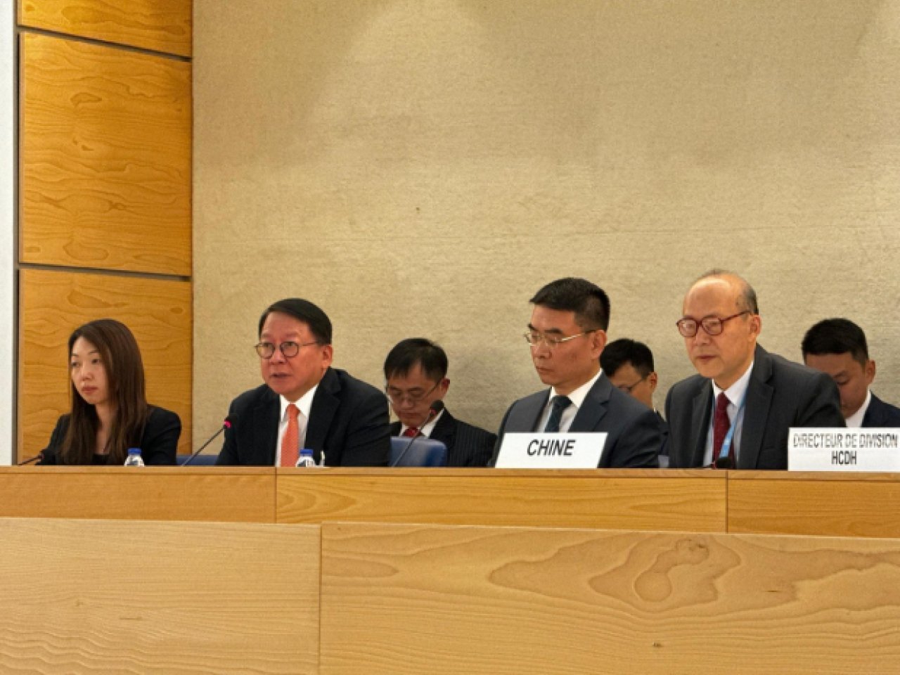 Eric Chan attends UN Human Rights Council meeting