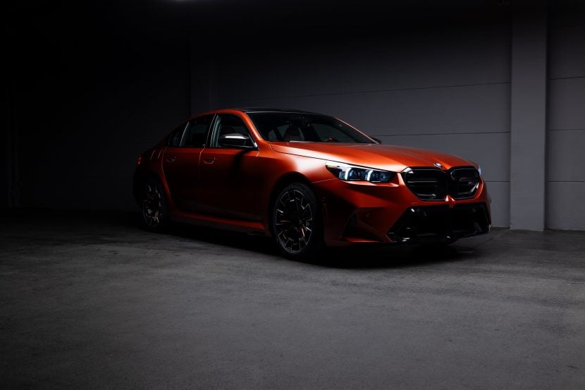 Exclusive 2025 BMW M5 in Frozen Orange to be Auctioned at Pebble Beach for Charity