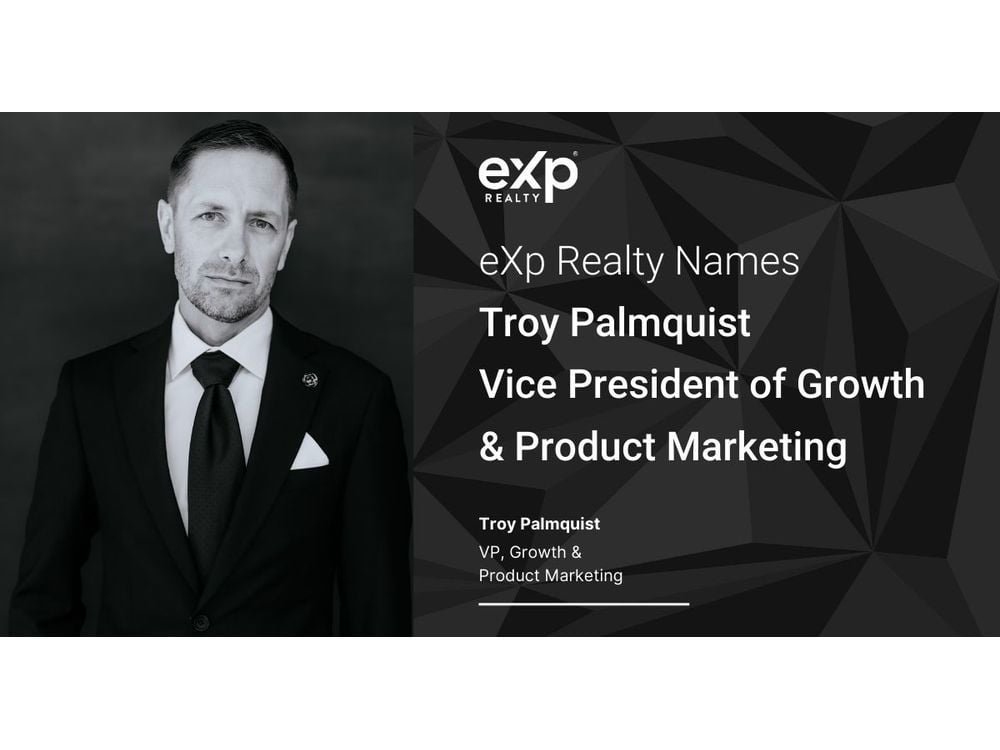eXp Realty Names Troy Palmquist Vice President of Growth and Product Marketing