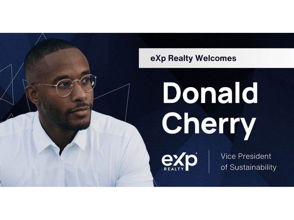 eXp Realty Welcomes Donald Cherry as Vice President of Sustainability