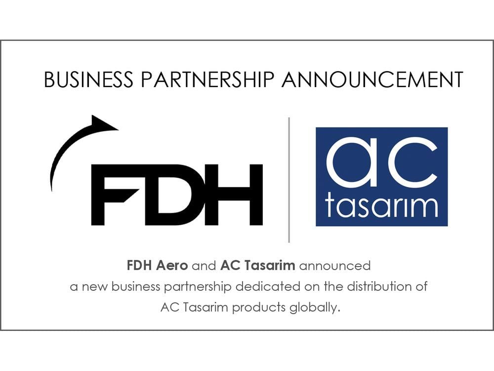 FDH Aero and AC Tasarim Global Distributorship Agreement