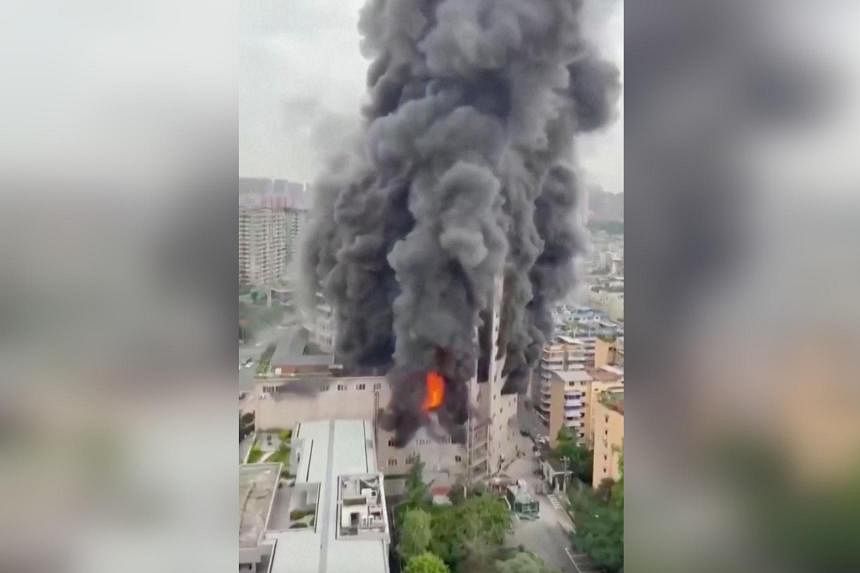 Fire at shopping centre in China's southwest kills 16 
