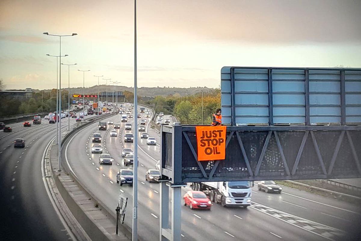 Five Just Stop Oil protesters jailed for conspiracy to block M25