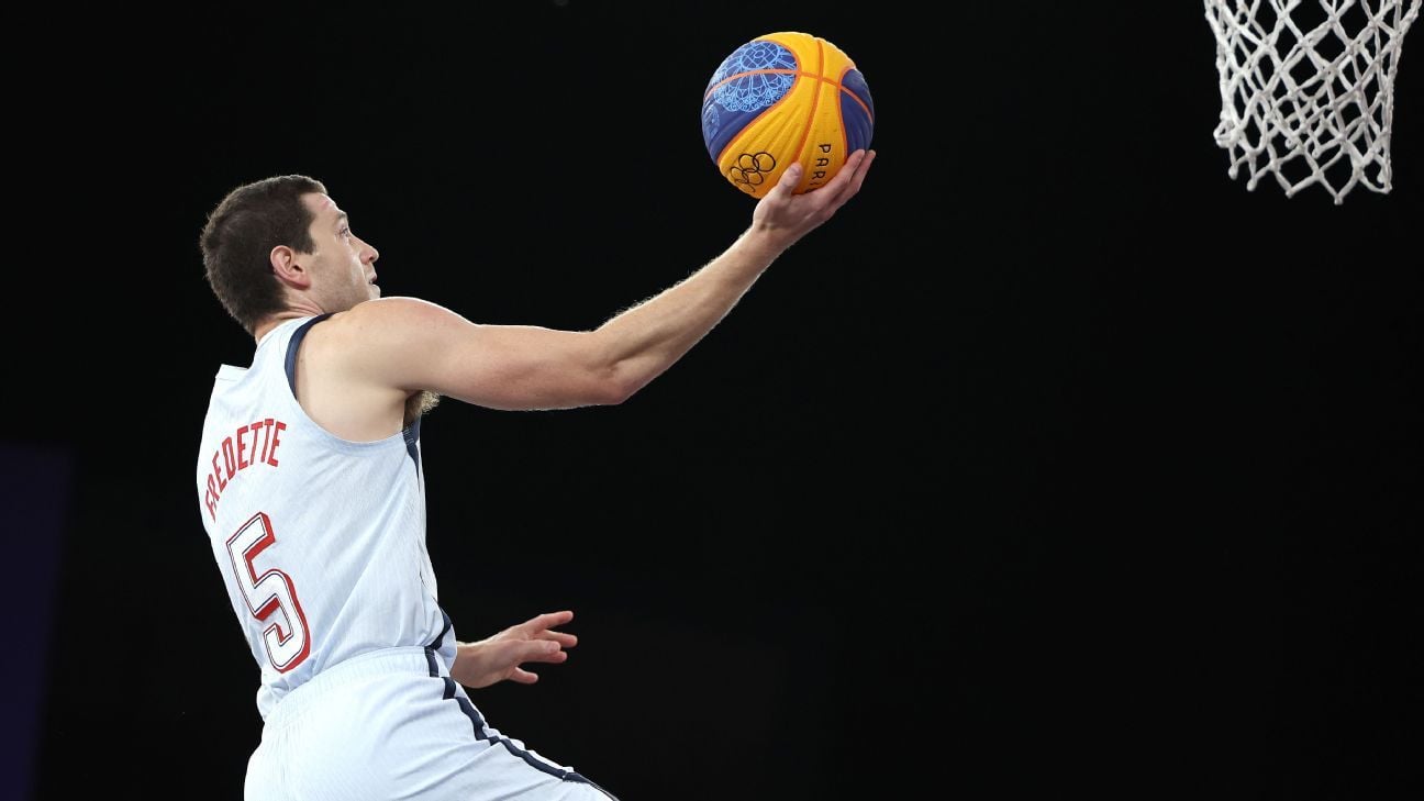 Fredette, U.S. men fall to 0-2 in 3x3 Olympic play