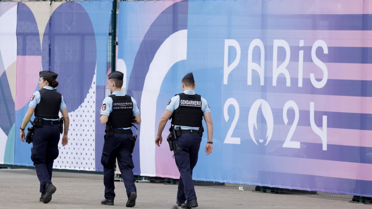 French police lock down central Paris as athletes arrive at Olympic Village