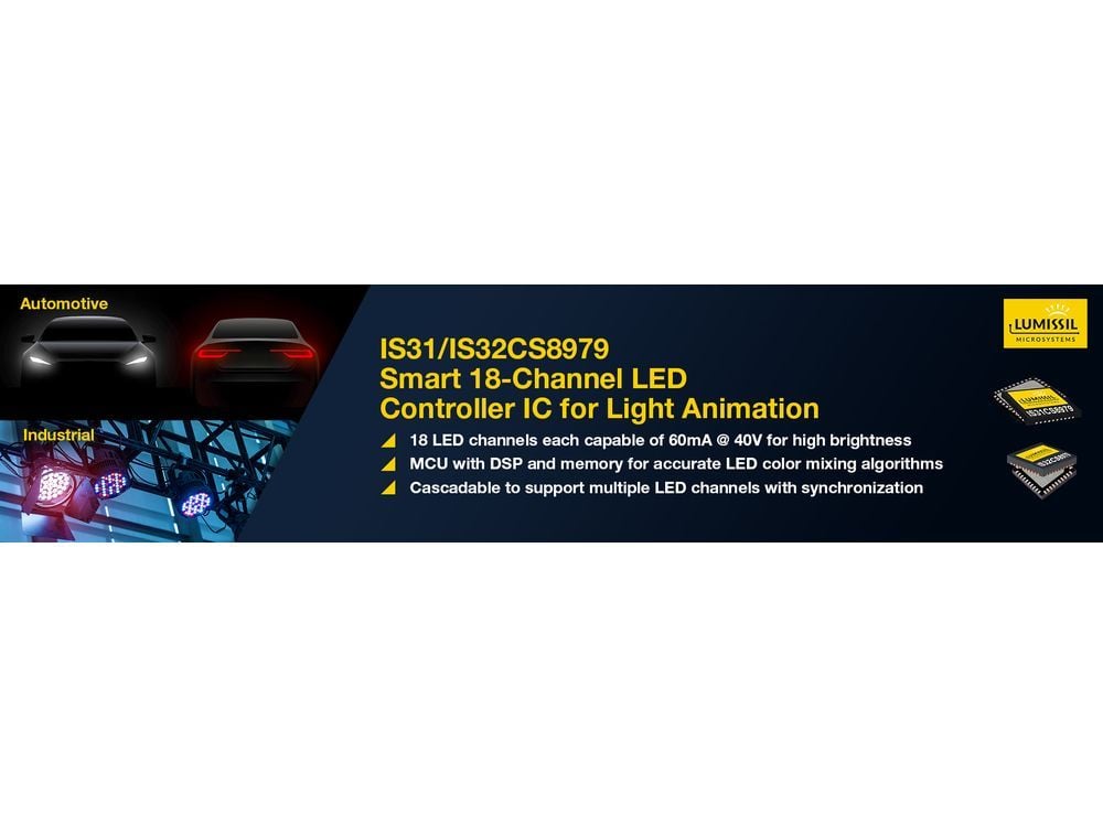 Fully Customizable LED Controller IC for Animated Lighting Applications