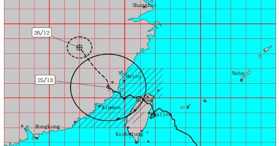 Gaemi downgraded to tropical storm, heading toward China