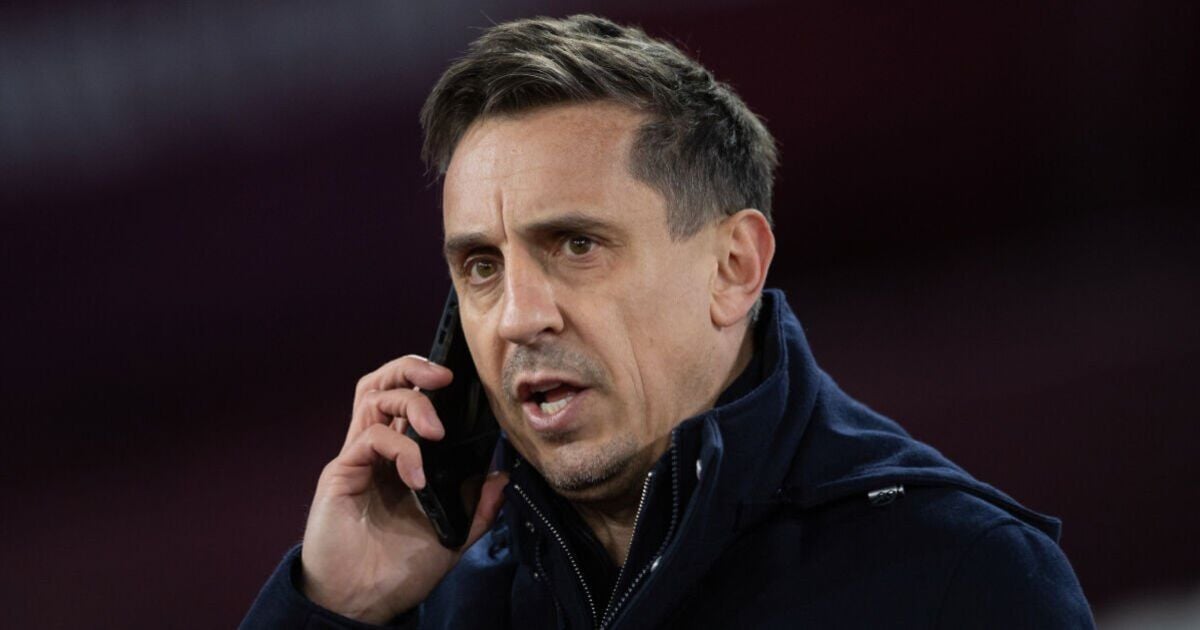 Gary Neville left red-faced after making 180 on England star after Slovakia win