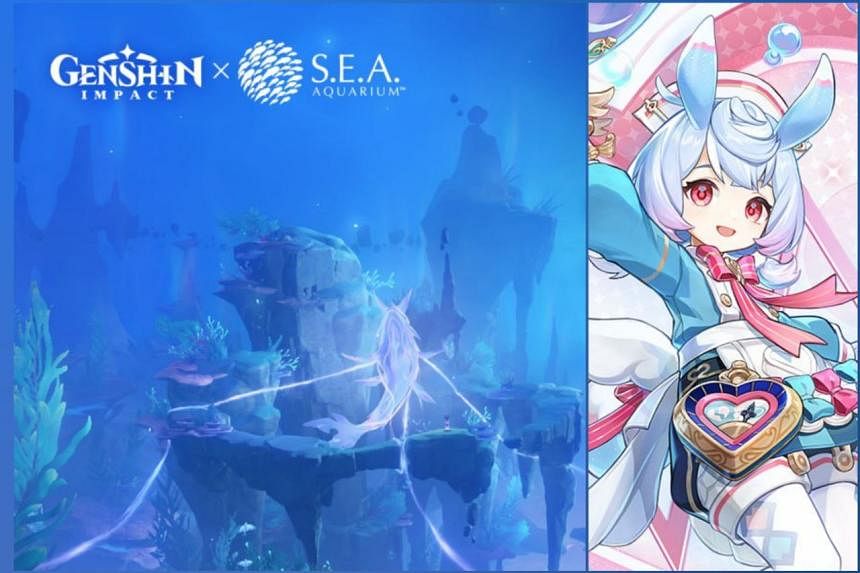 Genshin Impact and S.E.A. Aquarium collaborate for an underwater adventure