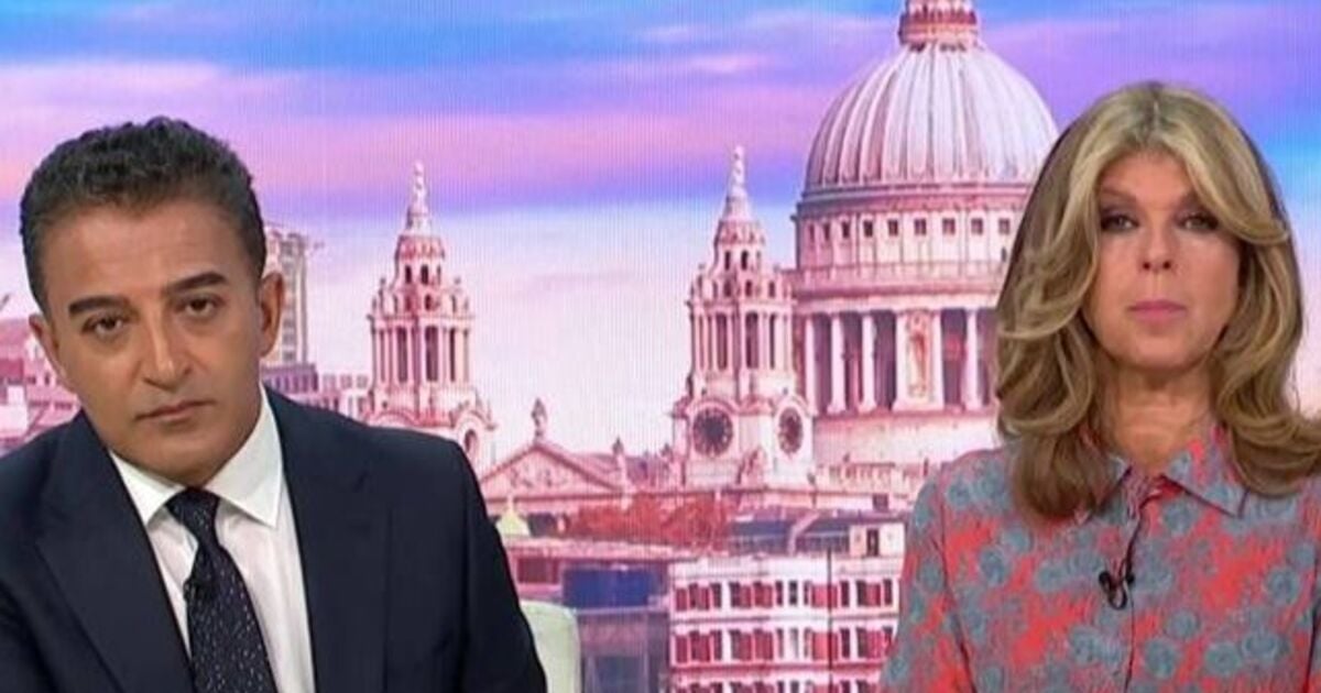 GMB's Kate Garraway cuts off co-star as she fumes 'stop talking' live on air