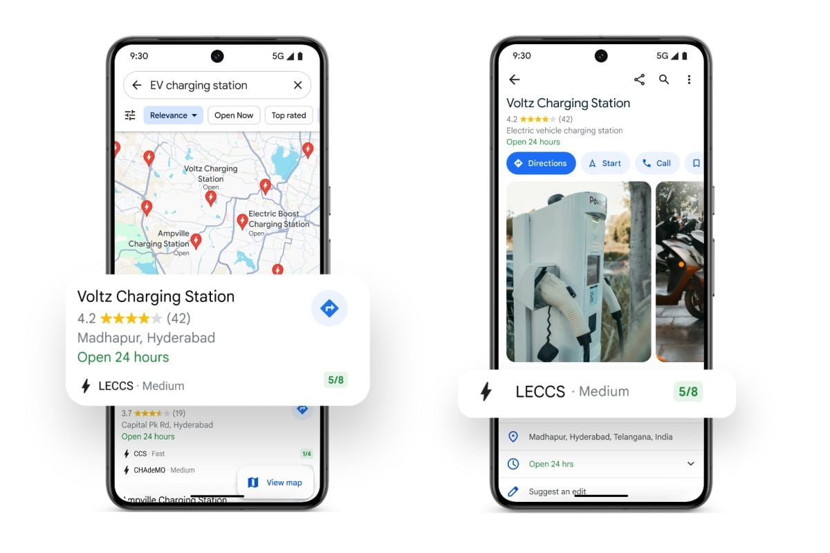 Google Maps Updated With Flyover Callouts, Electric Vehicle Charging Stations and More