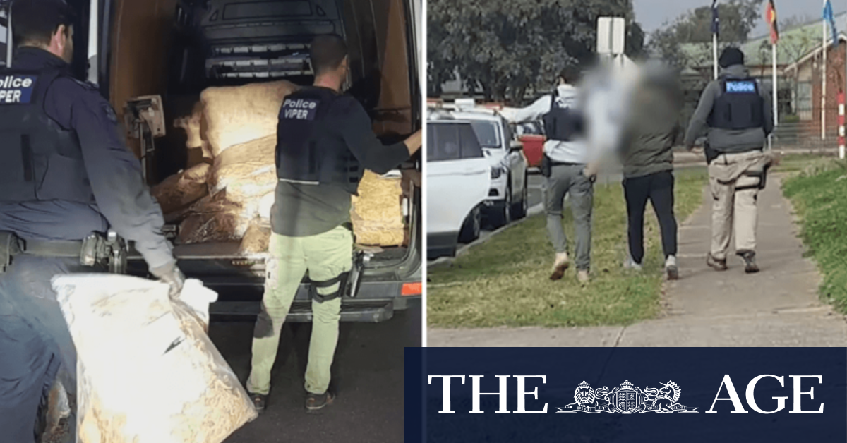 Guns, drugs and tonnes of illegal tobacco seized during police raids in Victoria