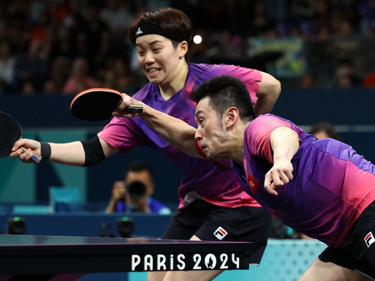 HK's table tennis duo to play for bronze in Paris