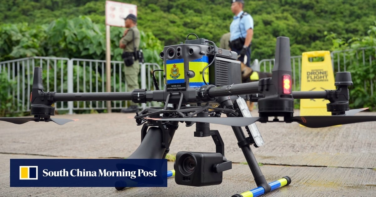 Hong Kong police to use public address drones to fight rural burglary over summer holidays