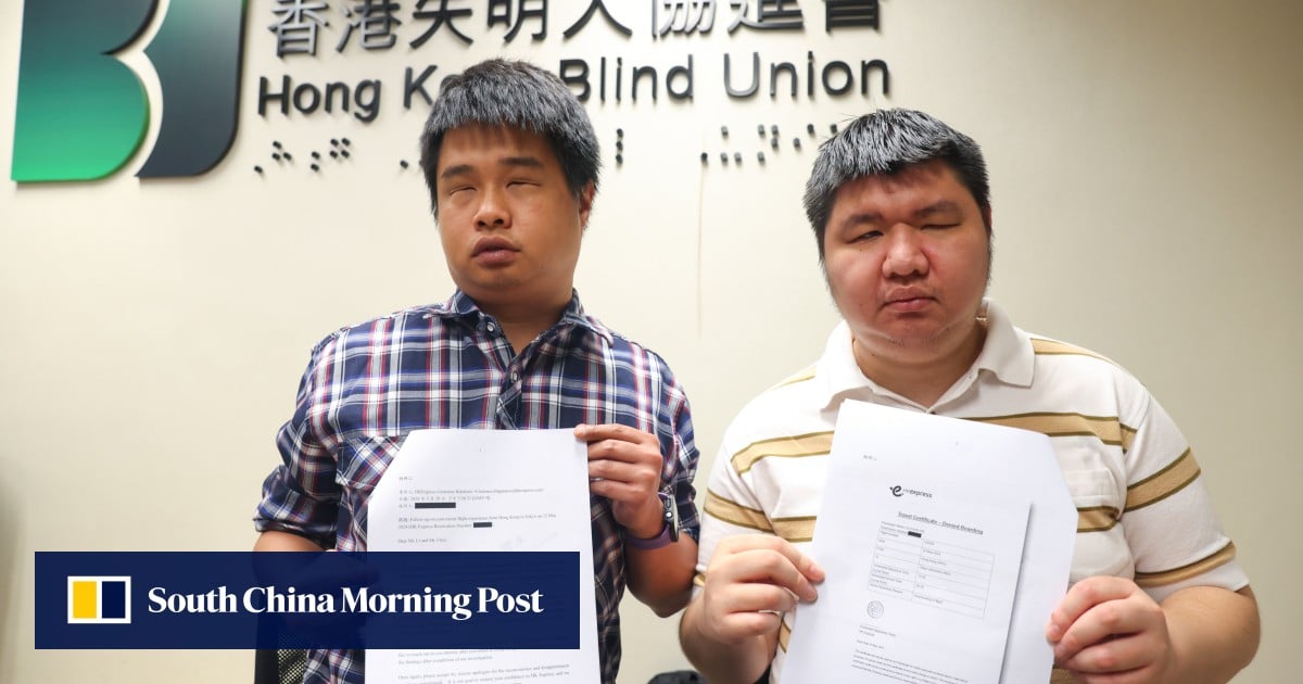 Hong Kong union wants investigation after HK Express pulls 2 blind passengers from flight