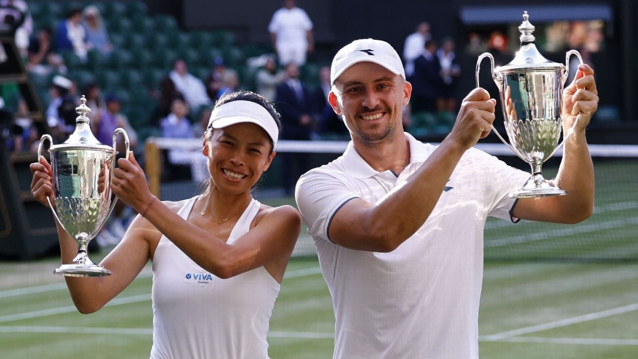 Hsieh, Zielinski close out Wimbledon with title