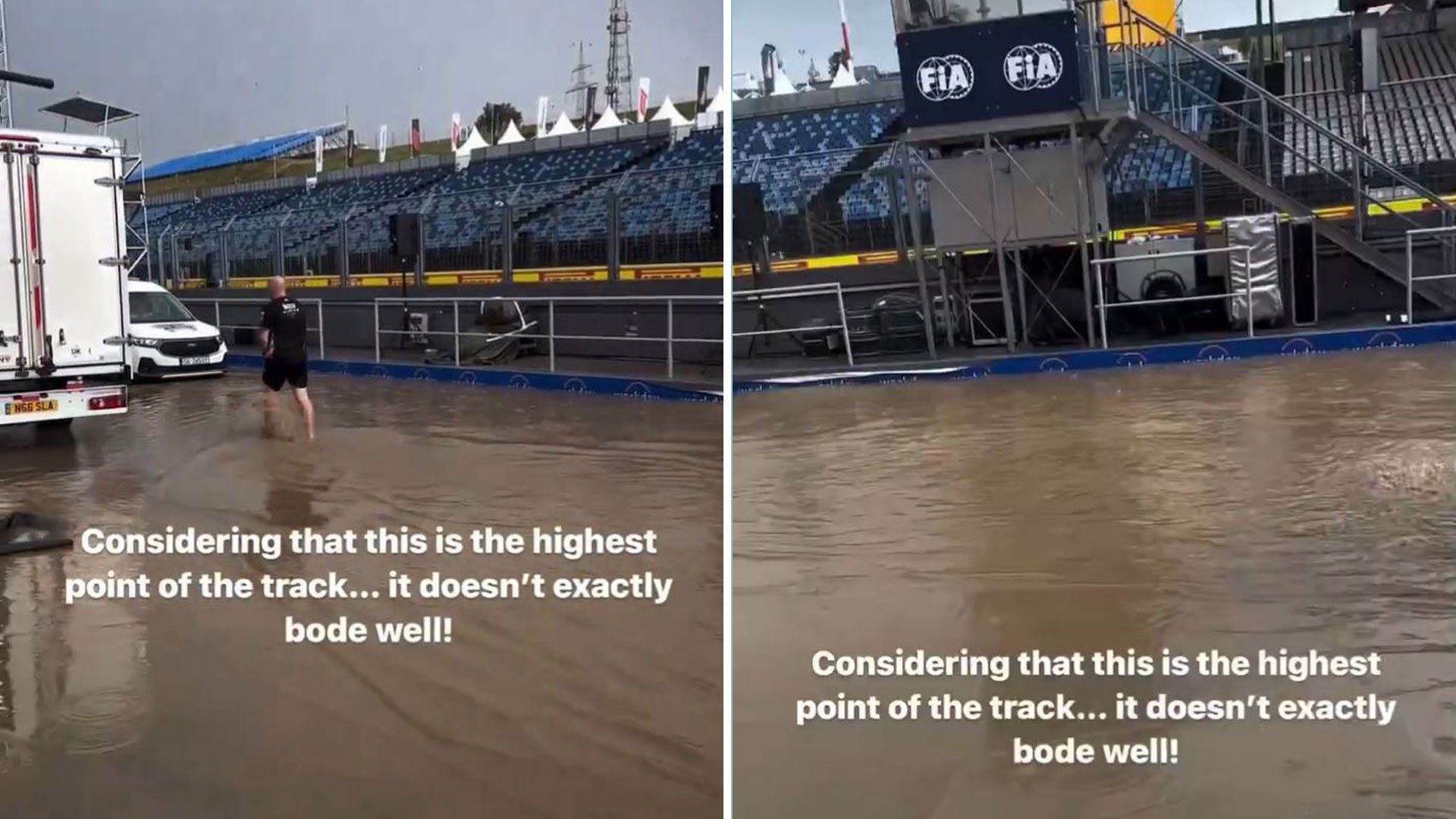 Hungarian Grand Prix fears as pit lane FLOODED less than 48 hours before first qualifying session