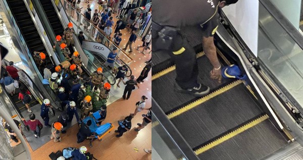 'I felt his pain': Shopper's shock after boy's foot gets stuck in Jurong Point escalator