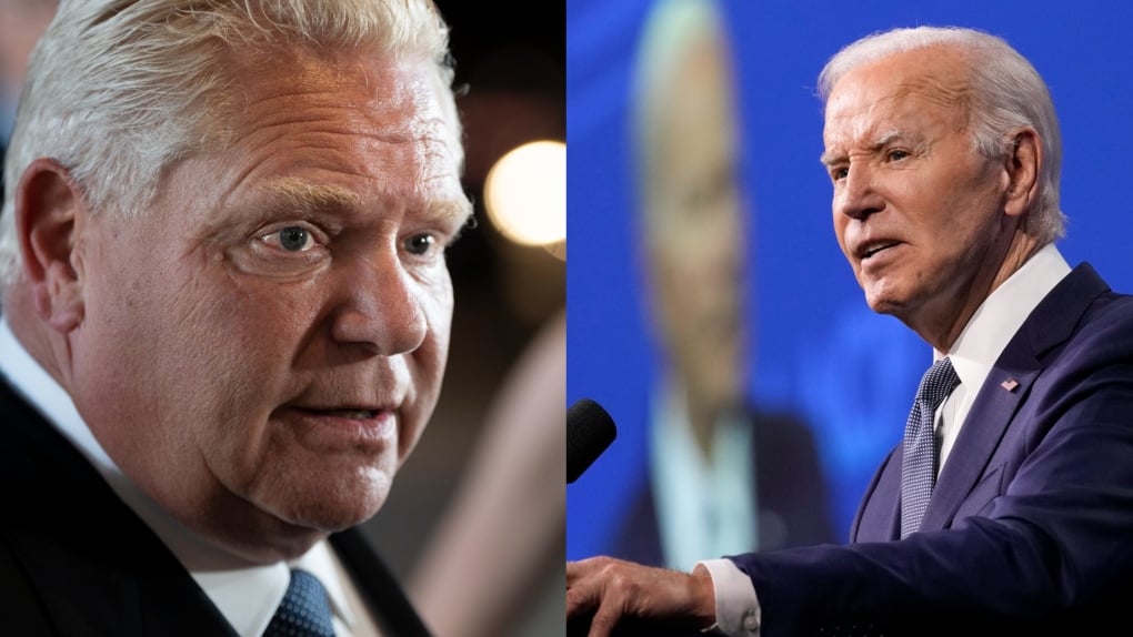 'I felt sorry for him': Ontario Premier Doug Ford speaks on U.S. President Joe Biden's step back