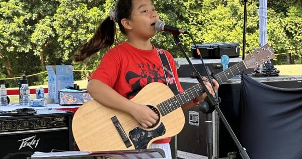 'I'm excited but also nervous': Young busker performs at Istana open house for National Day