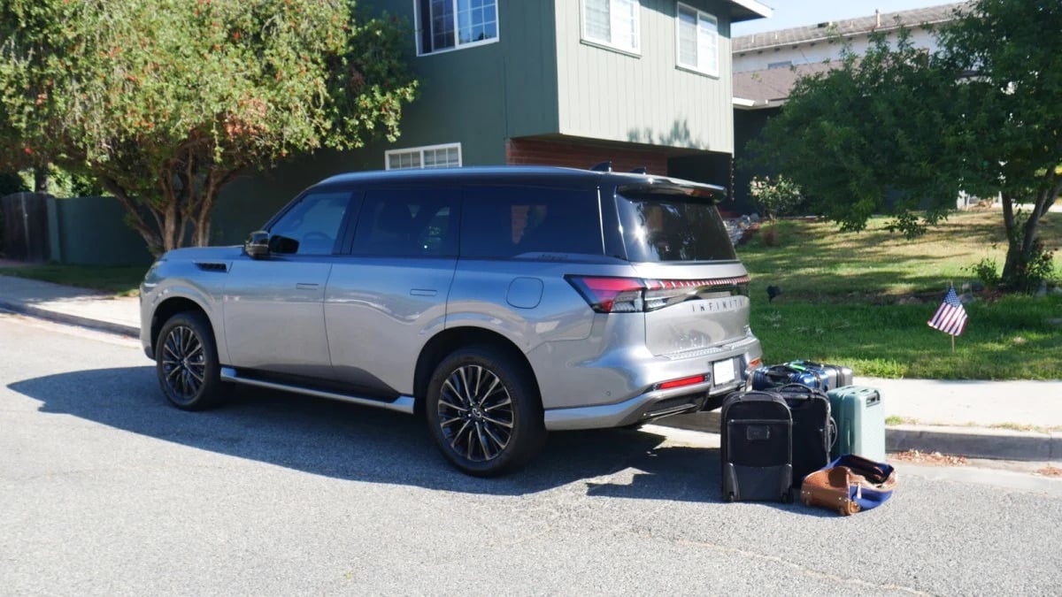 Infiniti QX80 Luggage Test: How much fits behind the third row?