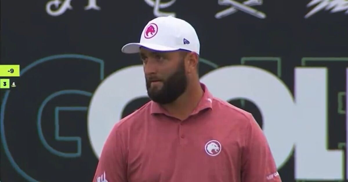 Jon Rahm calls out LIV golf fan and stares down crowd after mid-shot heckle