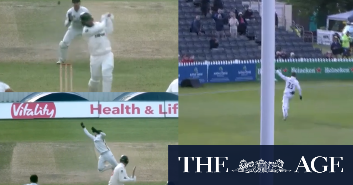 Keeper's screaming catch seals historic cricket tie