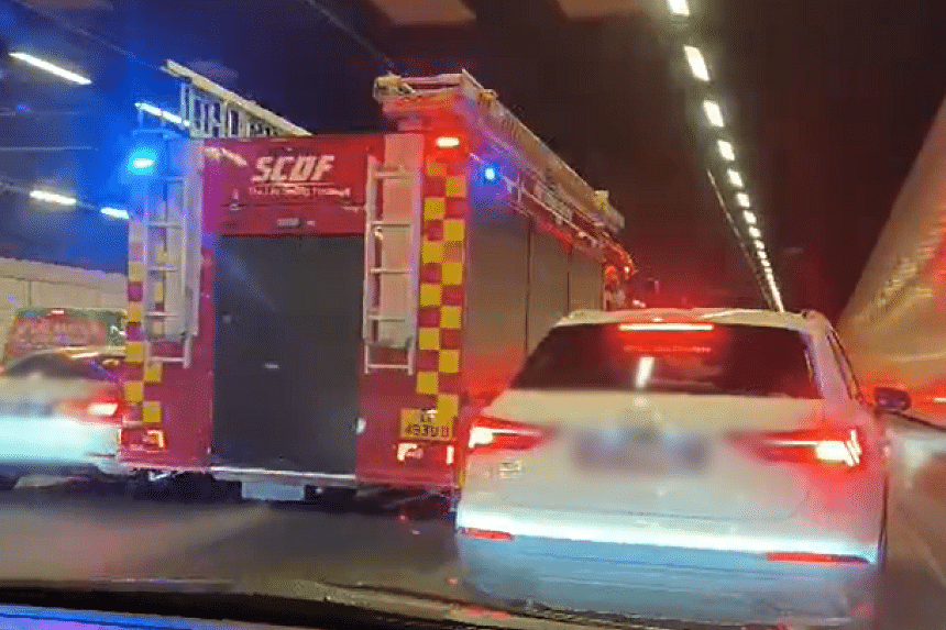 KPE sprinkler system set off after car catches fire in tunnel; no injuries reported 